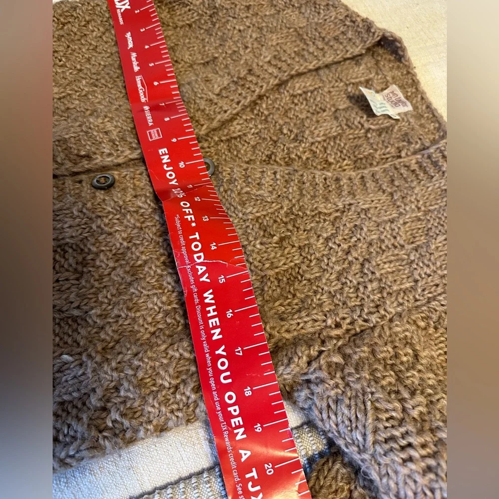 Vintage Ann Taylor Studio rabbit hair cardigan hand made - Picture 9 of 12